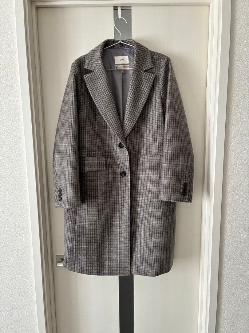 美品✴︎SHIPS ロイヤル ジーロン チェスター コート　38 SHIPS（シップス） コート チェスターコート ロイヤル ジーロン