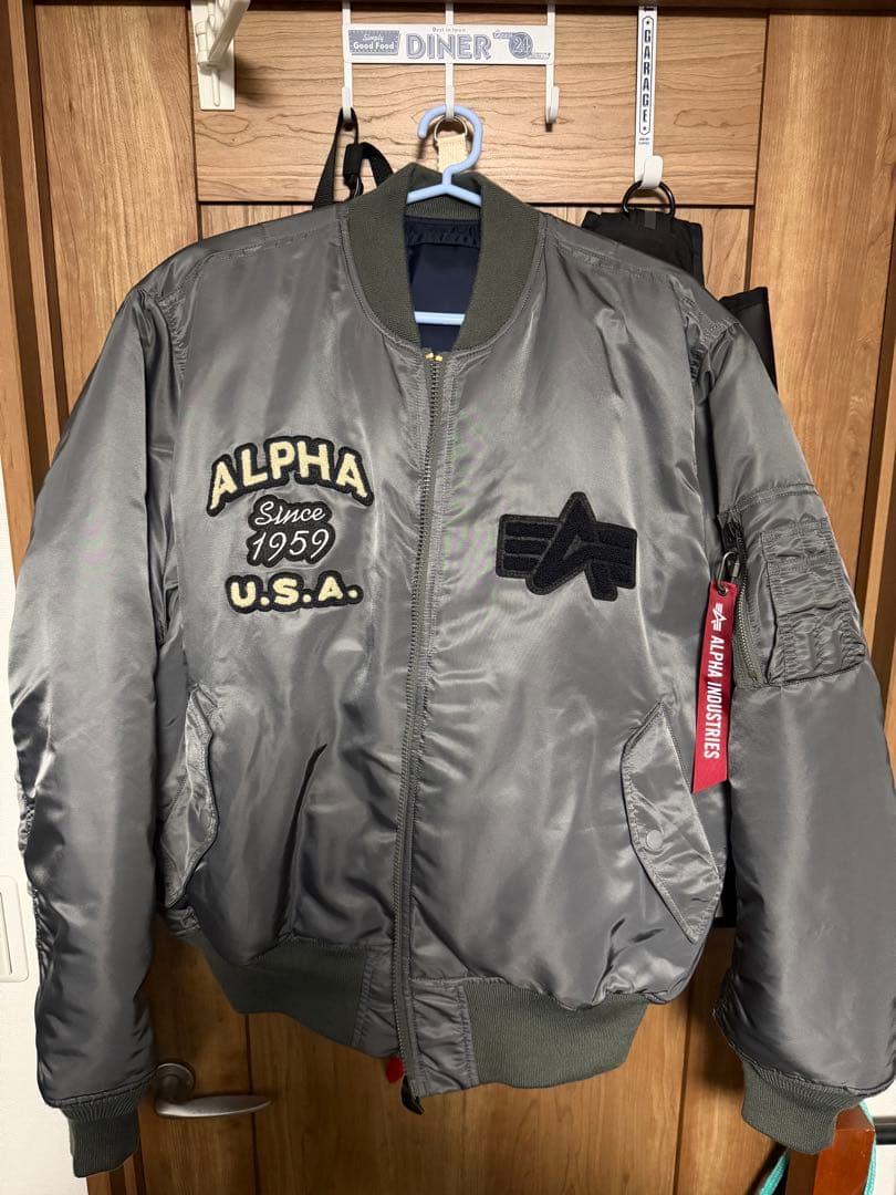 【ALPHA INDUSTRIES】MA-1 フライトジャケット グレー 楽天市場】アルファインダストリーズ アルファ MA-1 フライト