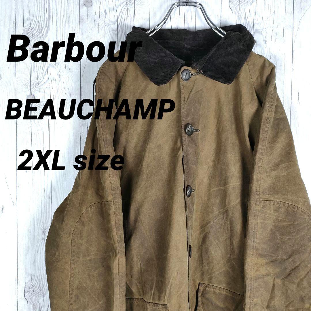 希少♪ バブアー オイルドジャケット BEAUCHAMP 英国製 茶 2XL 希少♪ バブアー オイルドジャケット BEAUCHAMP 英国製 茶 2XL 2026年