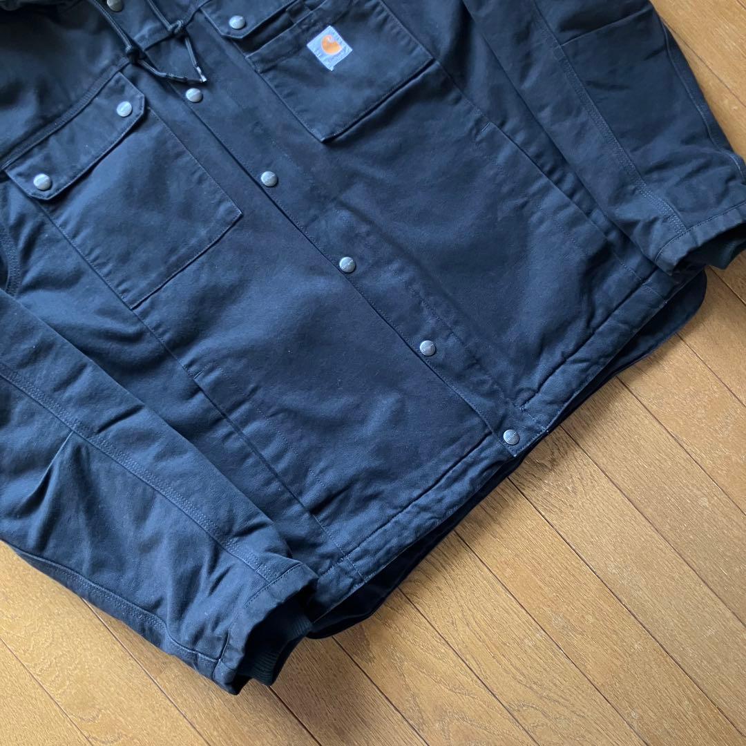美品！Carhartt バートレットジャケット ブラック L コート J284