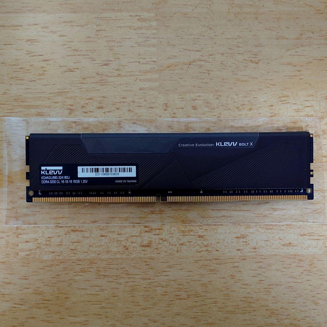 KLEVV デスクトップ用メモリ 16GB DDR4-3200 - メルカリ
