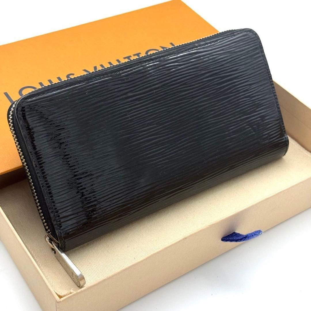 【最高級美品】ルイヴィトン エピ エレクトリック ジッピーウォレット ノワール ルイヴィトン【最高級美品】エピ エレクトリック ノワール ジッピー