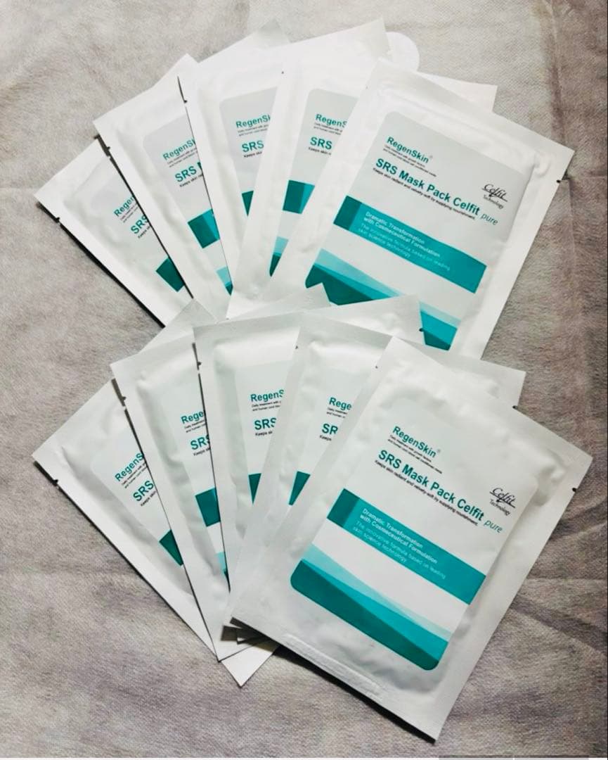 最安値❣️SRS Mask Pack Celift 10枚 リジェンスキン SRSマスクパック セルフィットメド RegenSkin｜正規