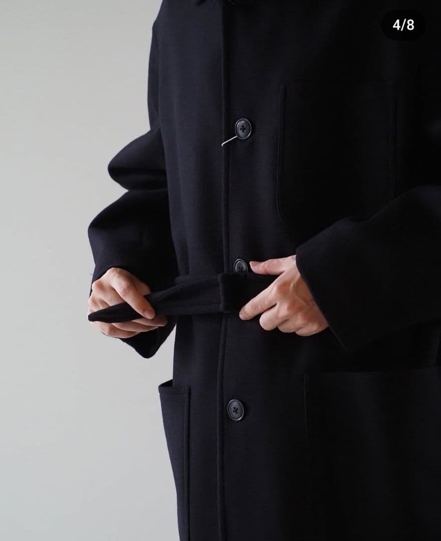 24AW COMOLI コモリ ウールカシミヤ ミリタリーコート サイズ2 - メルカリ