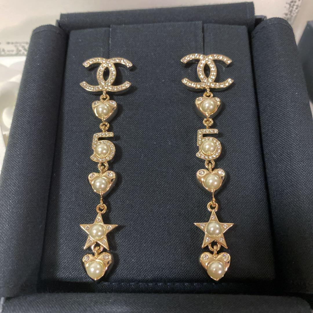 早い者勝ち☆CHANEL シャネル ロングピアス ココマーク パール