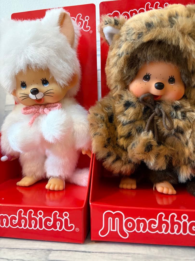 【海外限定】モンチッチ　レオパード　ネコ　セット 244485-5.jpg