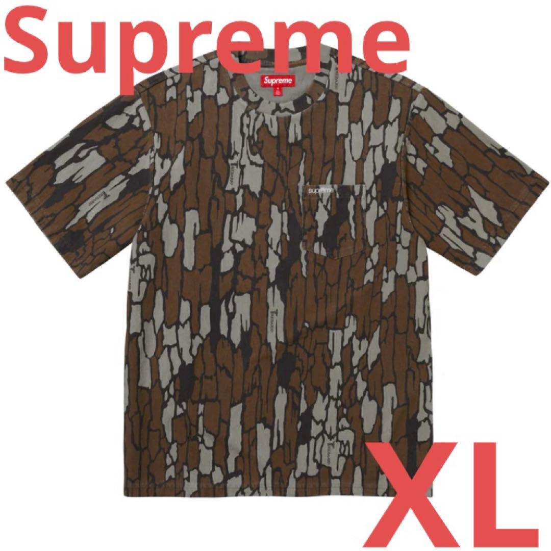 Supreme S/S Pocket Tee Trebark Camo XL - メルカリ