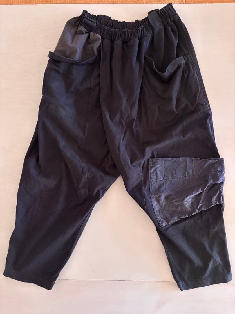 モンサカタ mon sakata ワイドパンツ ネイビー 濃紺 日本製 - メルカリ