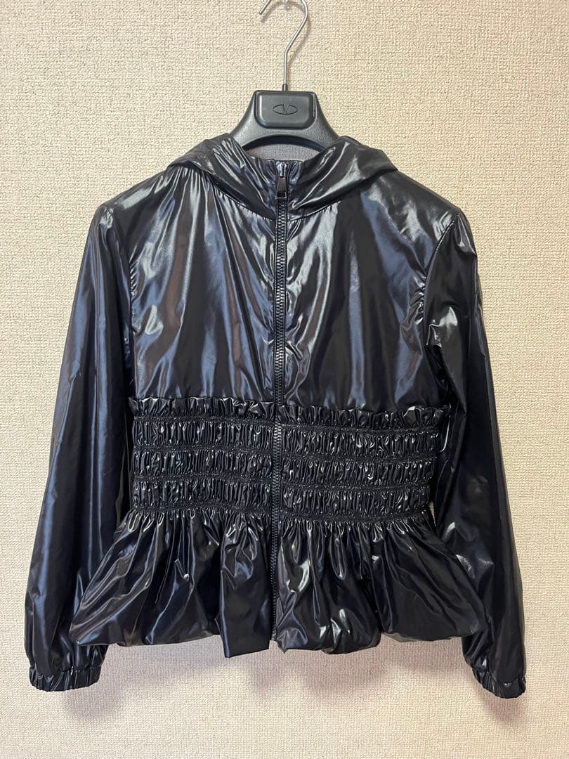 モンクレール　ブラックナイロンジャケット　150センチ MONCLER（モンクレール） ナイロンパーカー ナイロンジャケット