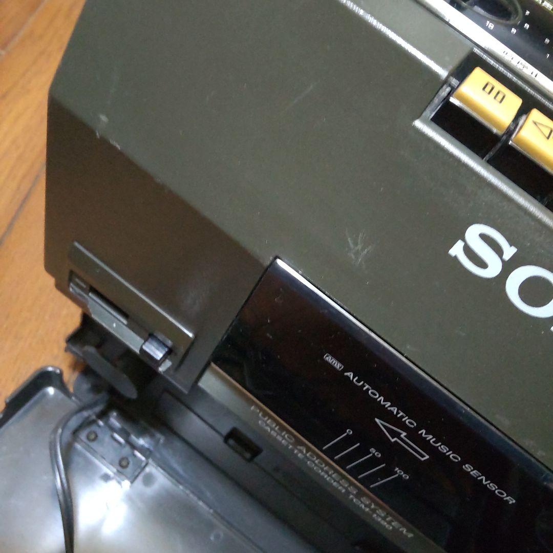 SONY TCM-1390 カセットレコーダー 拡声器 希少 - メルカリ