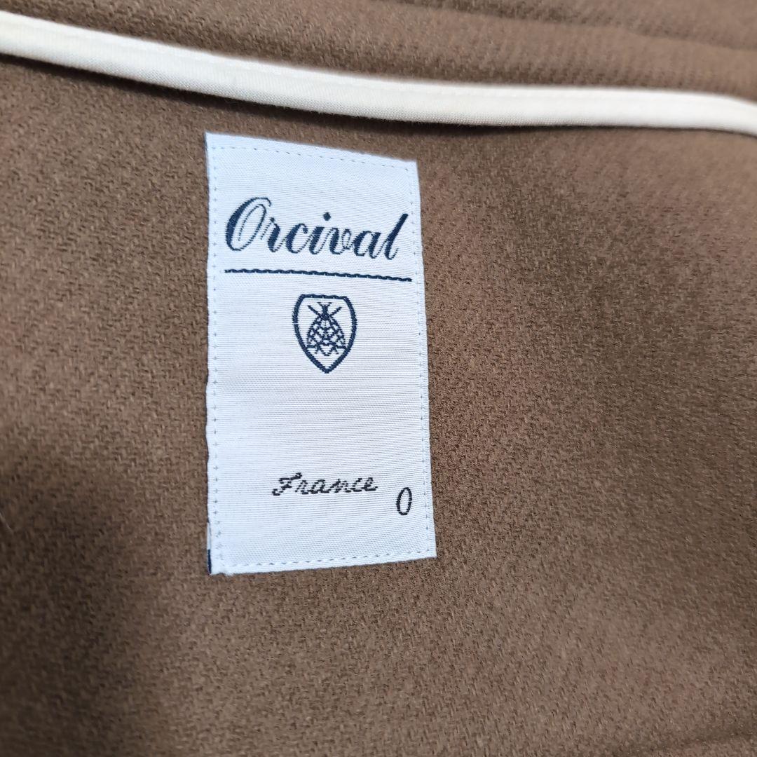 オーシバル ORCIVAL ダッフルコート ショート キャメル S - メルカリ