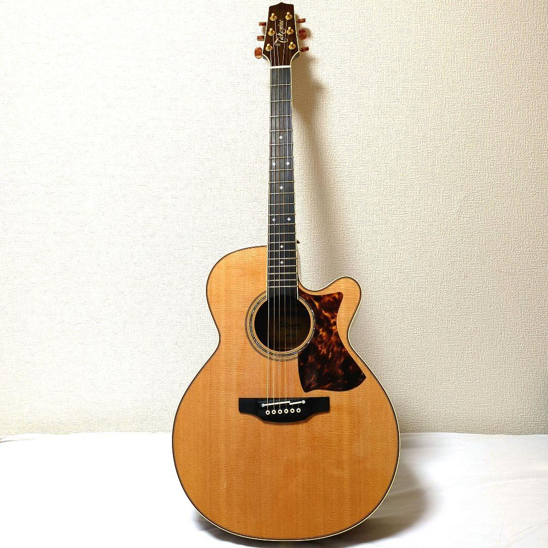【美品】タカミネ DMP50S 2ピックアップ エレアコ ナチュラル Takamine DMP50S NAT エレアコギター セミハードケース付属【島村楽器