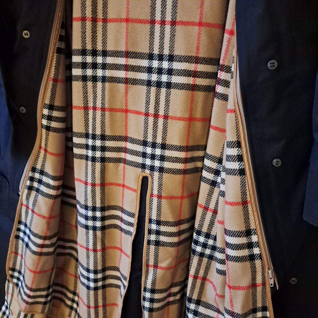 mame 様専用【BURBERRY】トレンチコートブラック ライナー付き 9AR