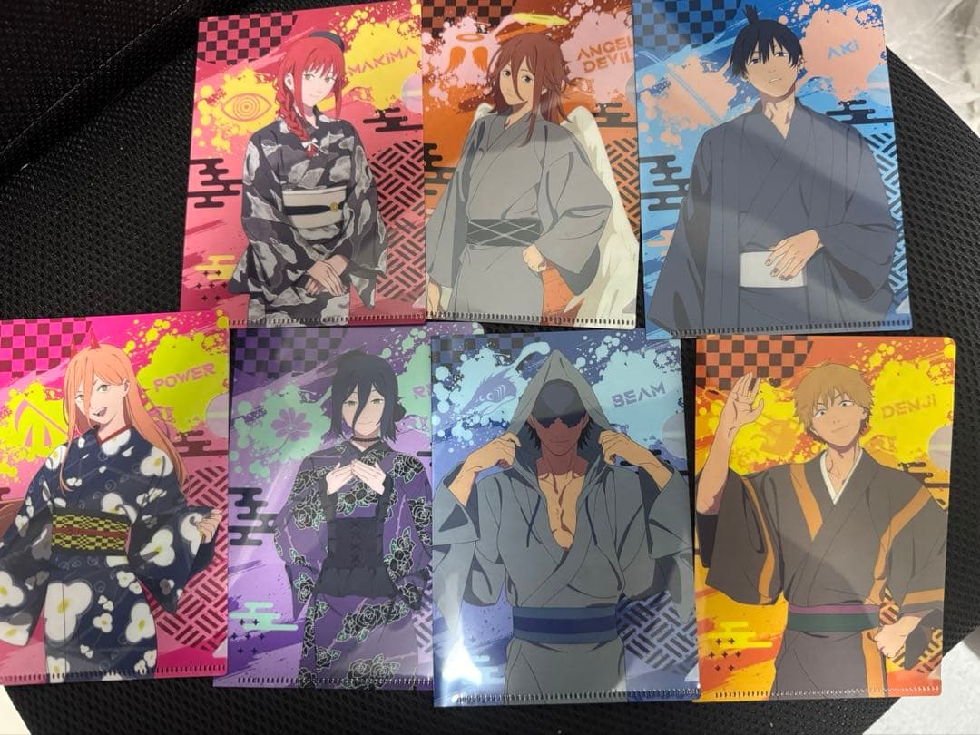 チェンソーマン 秋祭り ミニクリアファイルセット A3クリアポスター