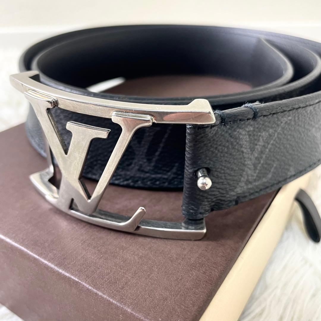 ルイヴィトン　モノグラムエクリプス　ベルト　メンズ　LV金具　シルバー 楽天市場】ルイ・ヴィトン LOUIS VUITTON サンチュール・LVイニシャル