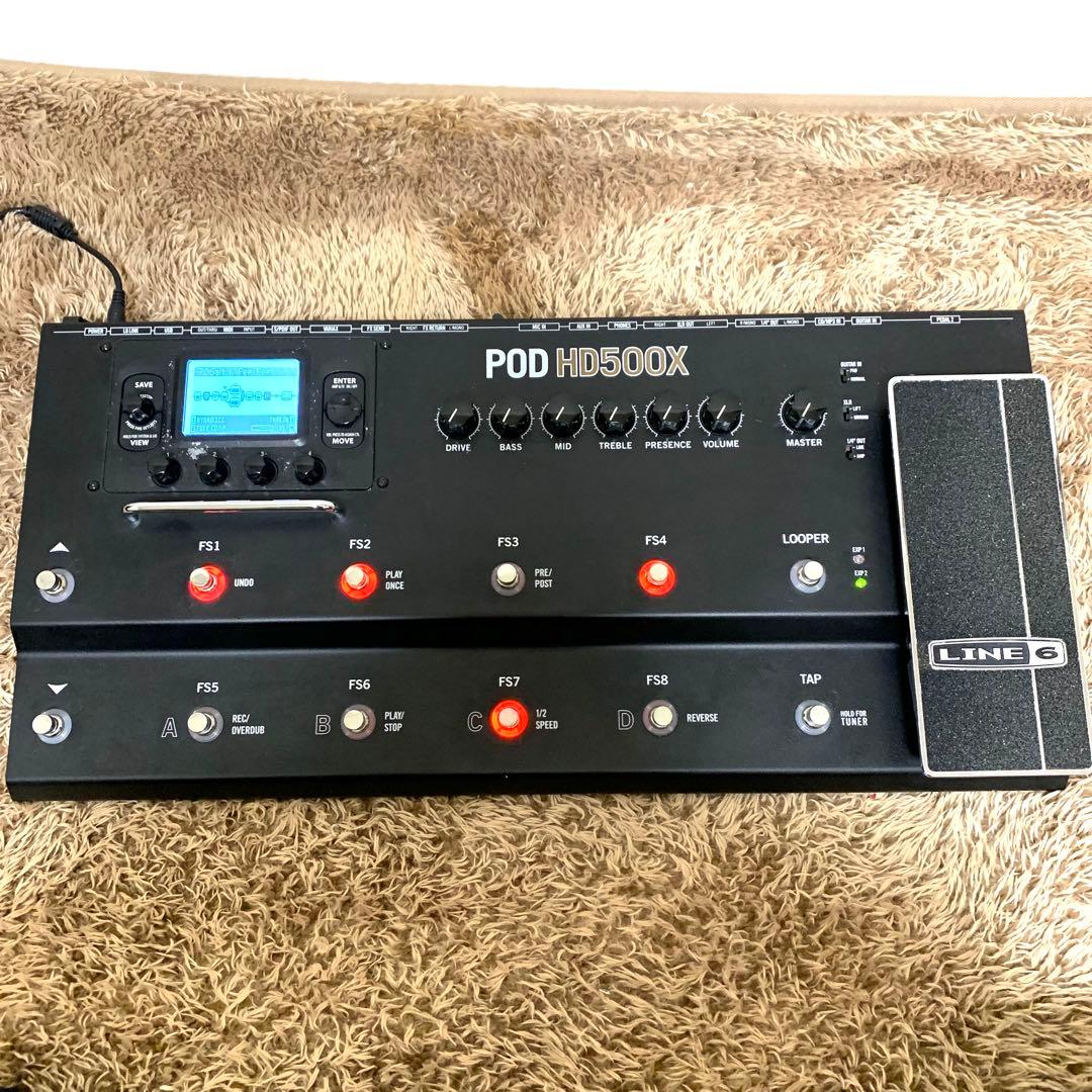 LINE6 POD HD500X②動作確認済 社外適合ACアダプター付属 LINE6 POD HD500X②動作確認済 社外適合ACアダプター付属 - メルカリ
