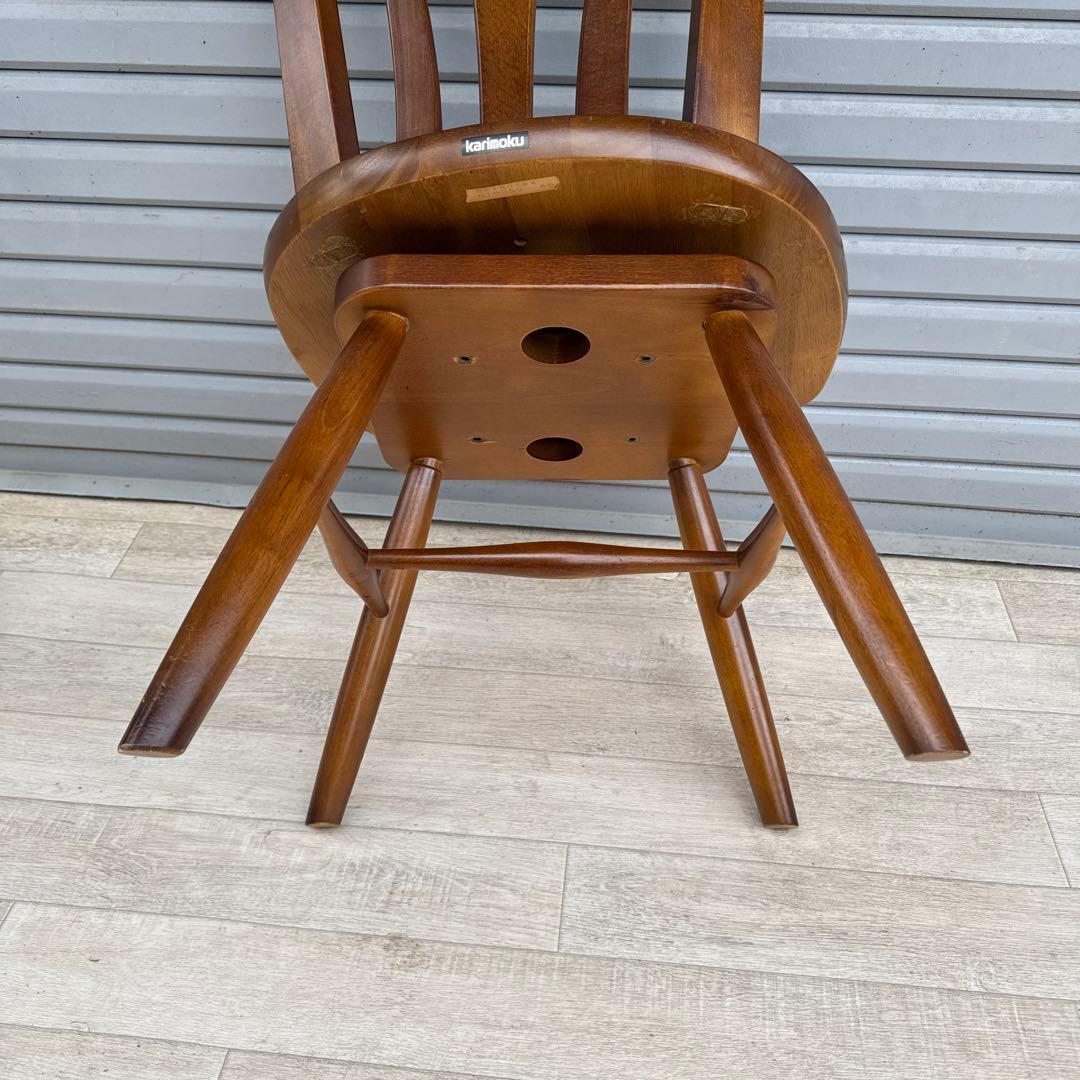 karimoku 「コロニアル」 回転式チェア ダイニングチェア カリモク④