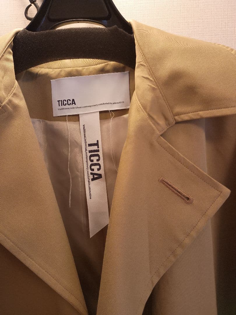 ティッカ テントライン トレンチコート 25SS 新品タグ付き 試着のみ