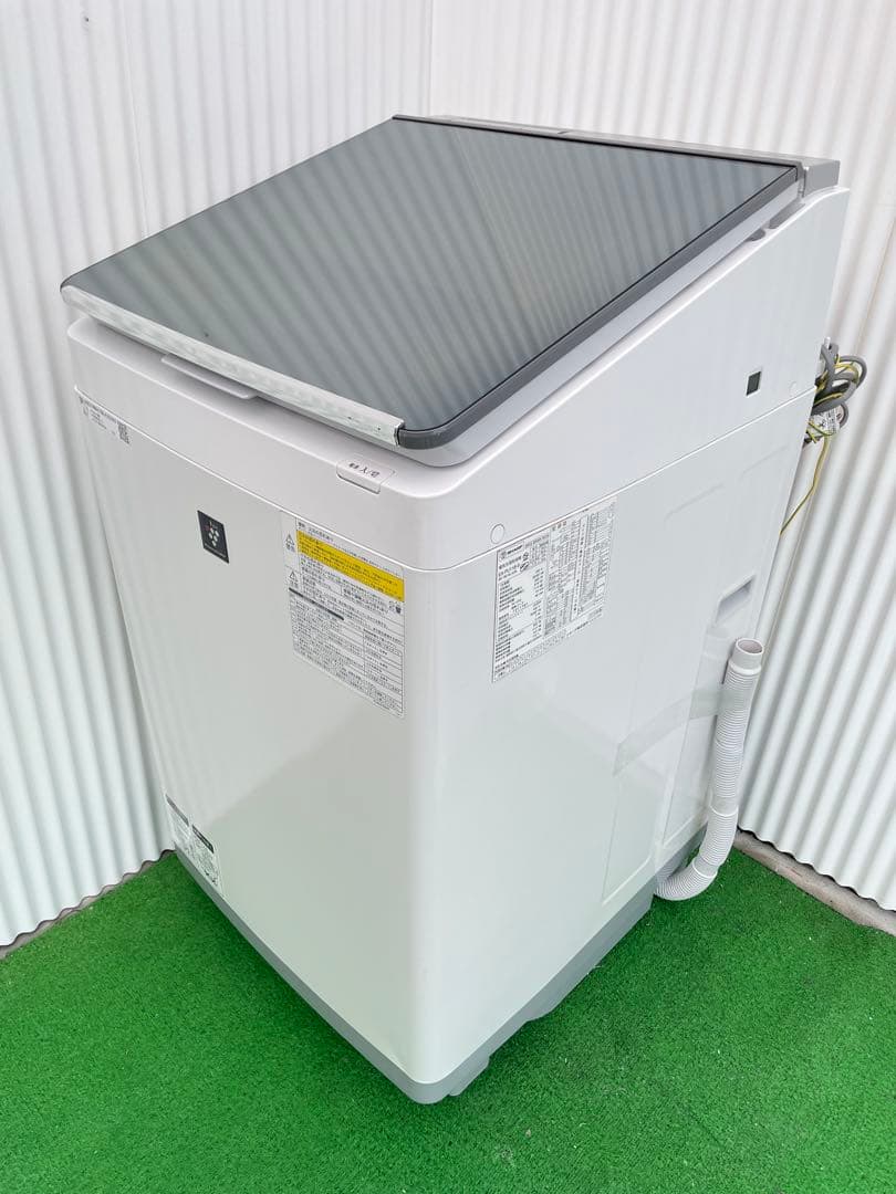 865シャープ 11kg洗濯乾燥機 熱乾燥 タッチパネル 超音波ウォッシャー