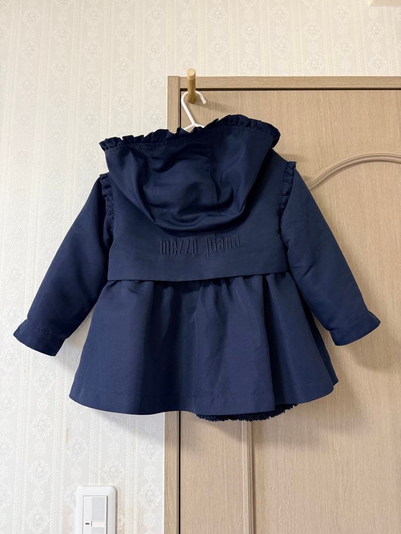 お値下げ中】美品メゾピアノ ボアライナーつき3WAY裾フレアマウンテン