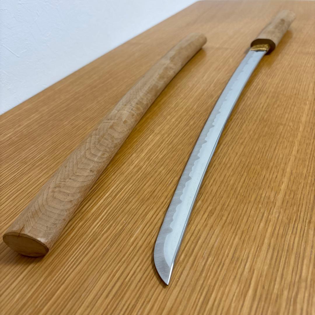 模造刀　白鞘【レトロ品】 模造刀 白鞘 相州五郎入道正宗写し 硬質合金刀身 観賞 美術刀剣