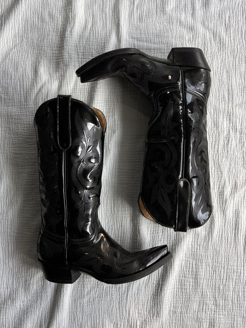 靴 \"OLD GRINGO\" Enamel Western Boots DOUBLE D BY OLD GRINGO WOMEN'S MIDNIGHT COWBOY BLUE 13