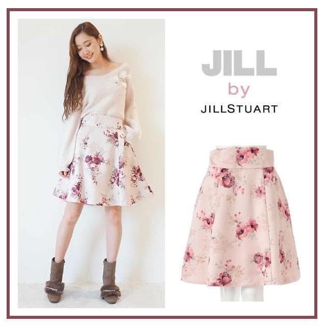 ジルバイジルスチュアート フローラル　フロート　サテン　スカート 楽天市場】【SALE／30%OFF】フローラル フロート サテン スカート JILL
