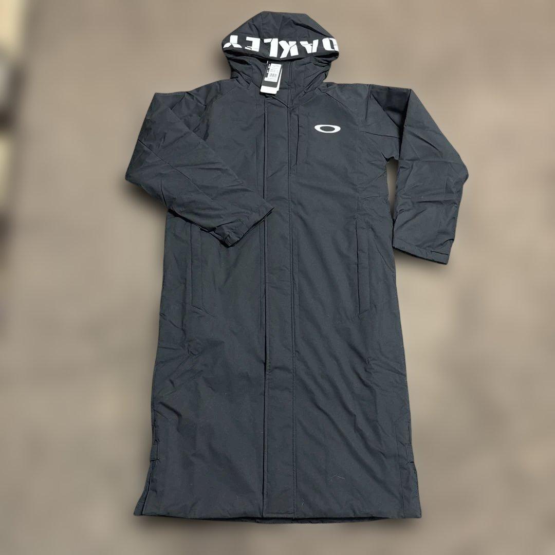 Oakley フード付きベンチコートSサイズ IFME（イフミー） オークリー キッズ ジュニア 中綿ロングコート 130
