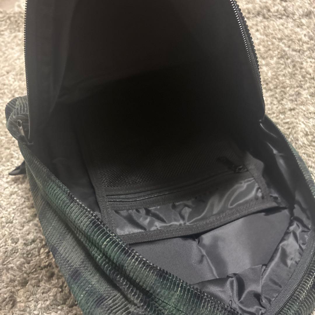 新品・未使用】Carhartt コーデュロイ リュック グリーンチェック