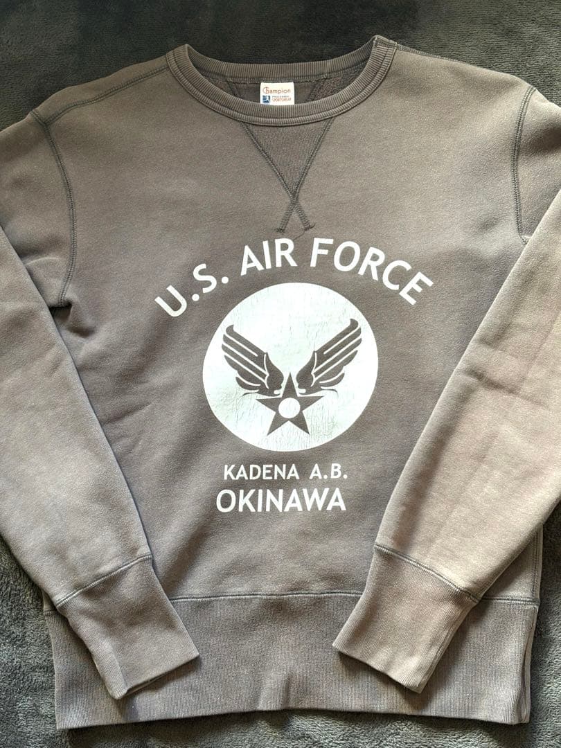 希少 チャンピオン ランタグ復刻 スウェット 嘉手納基地 USAF M 両V 希少 チャンピオン ランタグ復刻 スウェット 嘉手納基地 USAF M 両V