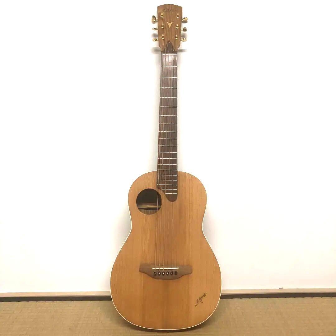 ヤイリ　K.Yairi ギター　ノクターン　an ラフに弾こう　割れ補修あり。 ヤイリ K.Yairi ギター ノクターン an ラフに弾こう 割れ補修あり