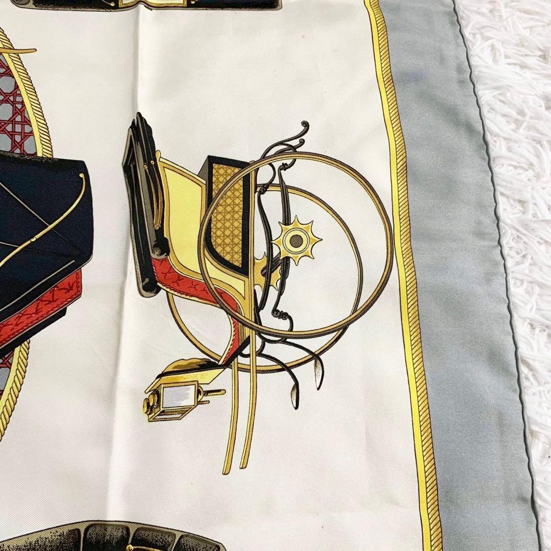 HERMES エルメス カレ90 LA PERRIERE 馬車 スカーフ シルク - メルカリ