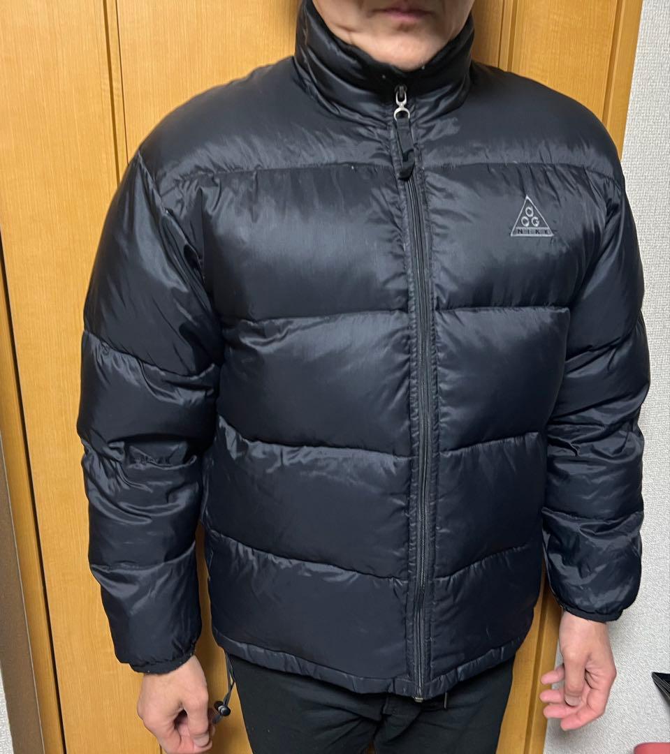 超希少 90s NIKE ACG ダウンジャケット 黒 ヴィンテージ 旧タグ - メルカリ