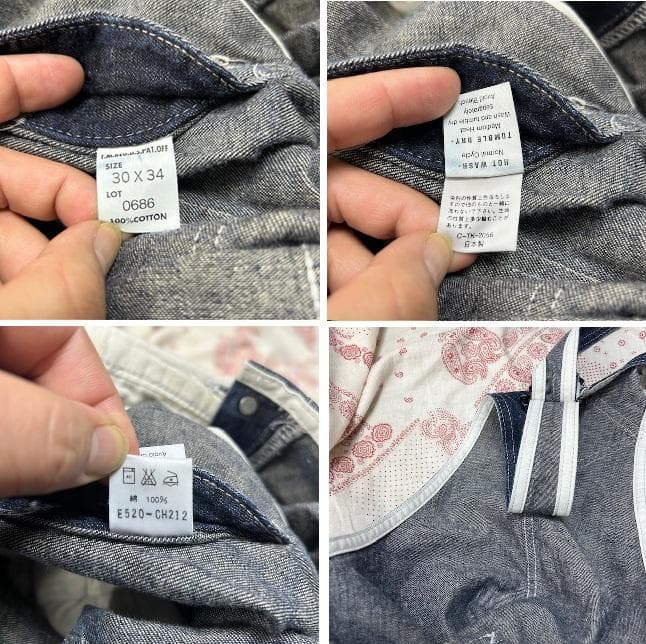 90s carhartt ハートタグ デニムオーバーオール 30 濃紺 復刻 - メルカリ