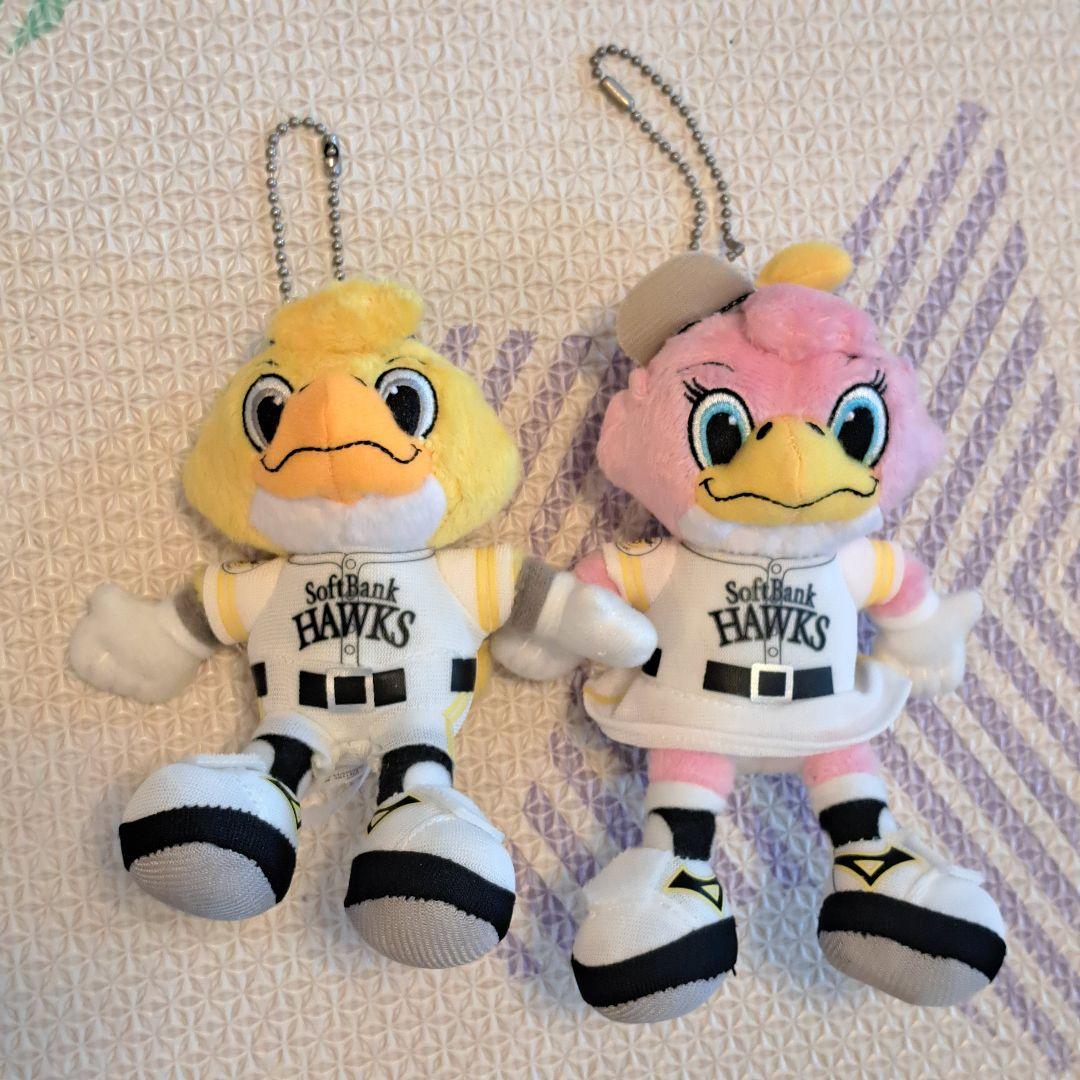 ソフトバンクホークス ペアマスコット ぬいぐるみ SoftBank HAWKS