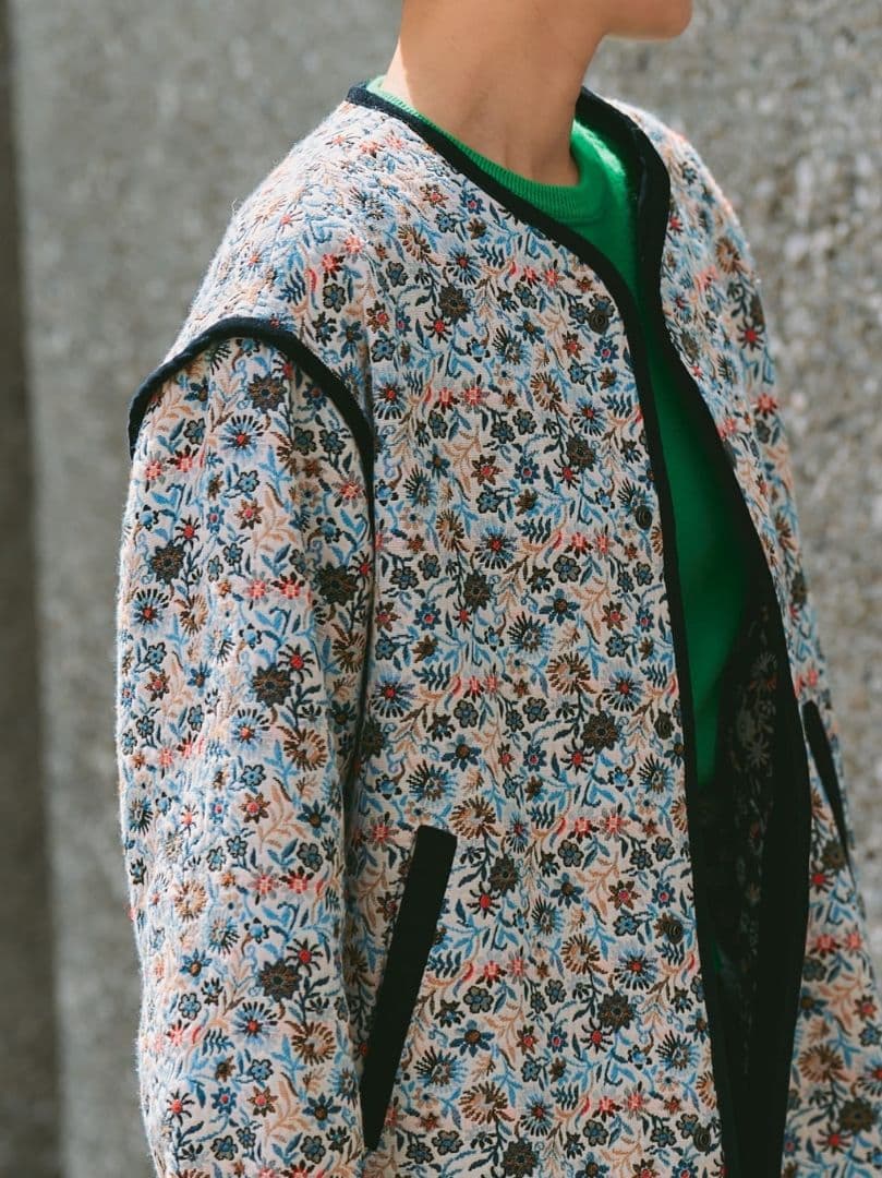 新品【MACPHEE】フローラルゴブラン ノーカラージャケット - メルカリ