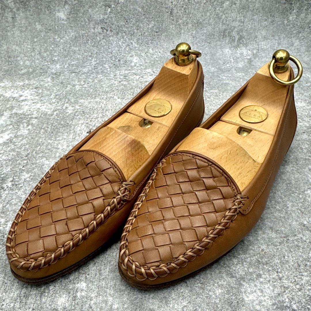 靴 BOTTEGA VENETA Intrecciato Loafers 35.5 Bottega Veneta Men's James Intrecciato Leather Loafers | Neiman Marcus