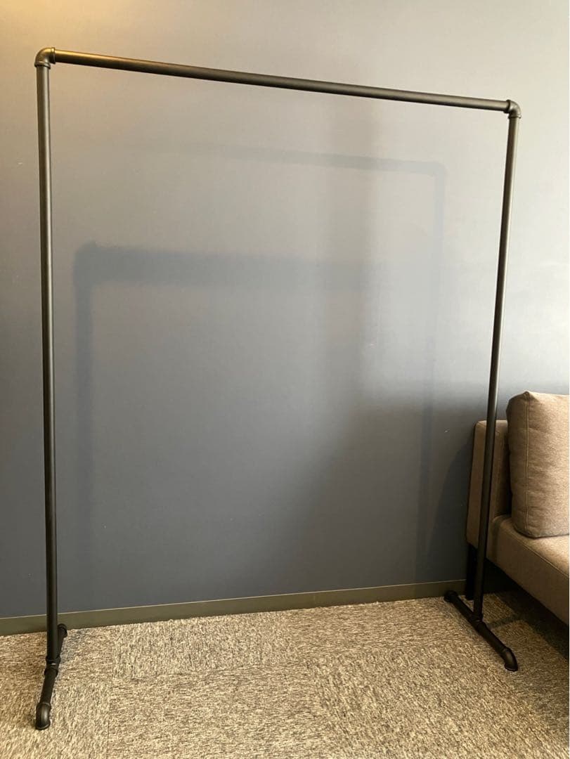 ハンガーラック アイアン 120 ガス管 店舗 什器 収納 シンプル 黒 パイプ 81ej52TQHkL._AC_UF350,