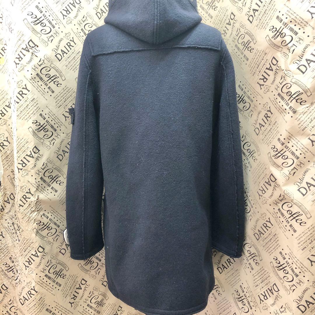 ストーンアイランド ダッフル コート ネイビー ウール100％ M S2978