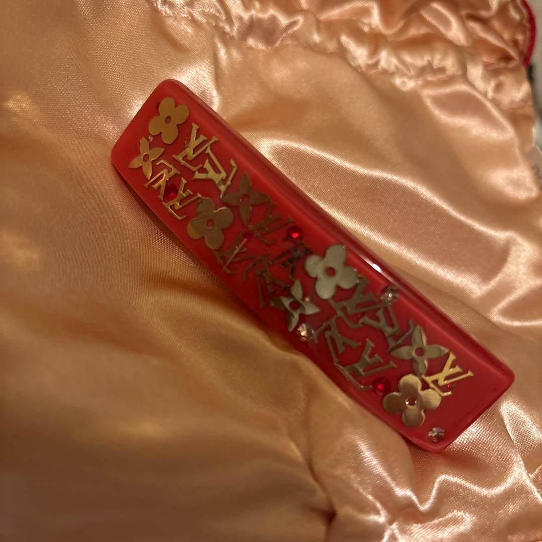 ゆうルイヴィトン　ヘア　バレッタ　レッド 楽天市場】LOUIS VUITTON ルイ ヴィトン バレッタ アンクルージョン