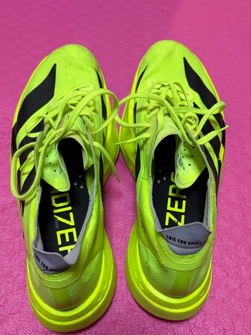 アディオスプロ4 ADIZEROADIOS PRO 4 蛍光イエロー26.5cm adidas（アディダス） ADIZERO ADIOS PRO 4 アディゼロ アディオス