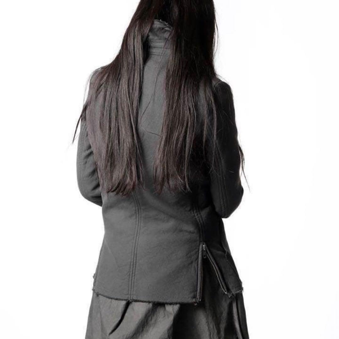 【フォロー割引適用】ヌード マサヒコマルヤマ ライダースジャケット S チャコー