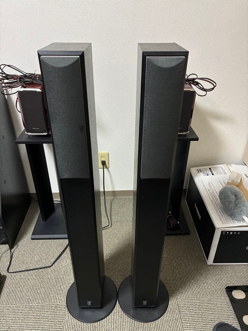 YAMAHA ヤマハ スピーカーシステム ブラック 2台セット NS-F210B Amazon.co.jp: ヤマハ スピーカーシステム (ブラック) 1台売り NS
