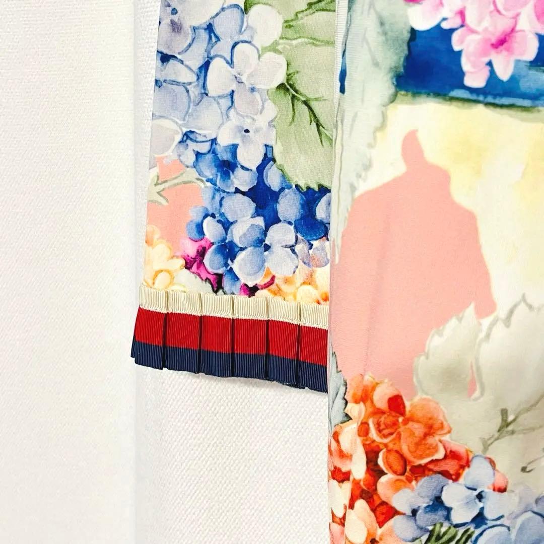 GUCCI 紫陽花柄 長袖ワンピース - メルカリ