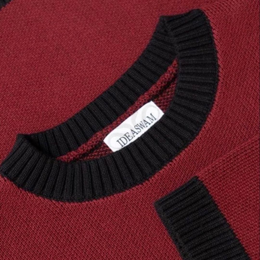 新品 ideaswam OUROBOROS KNIT SWEATER Red - メルカリ