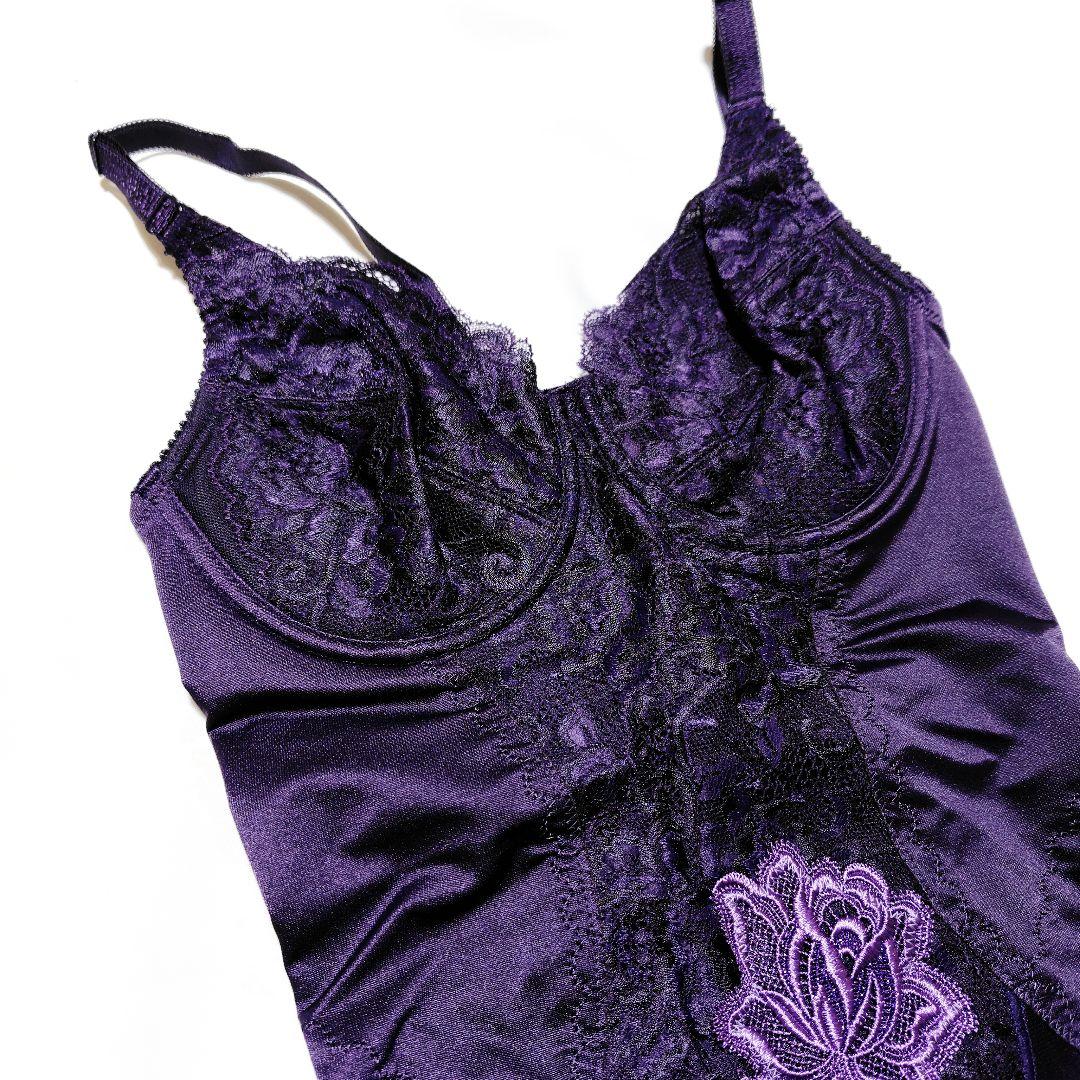 ノエビア✕ワコール★ドラマティックローズ★ボディスーツ★C75Mパープル