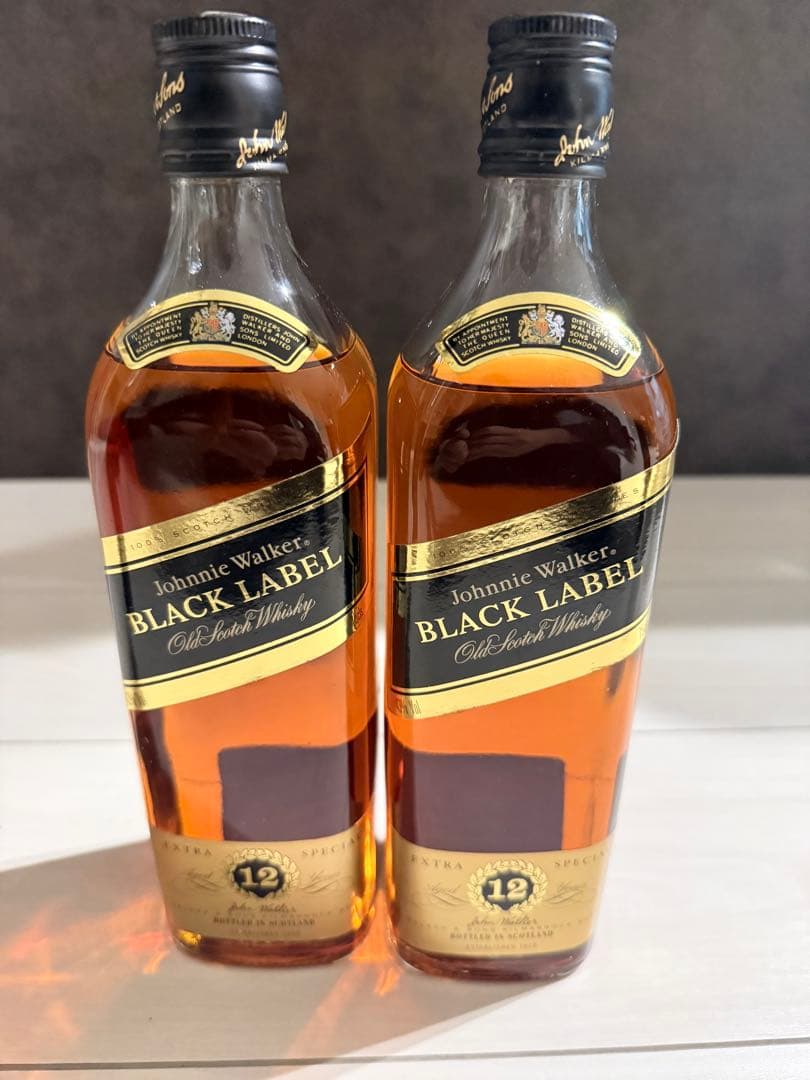 Johnnie Walker ブラックラベル 12年 750ml 2本セット - メルカリ