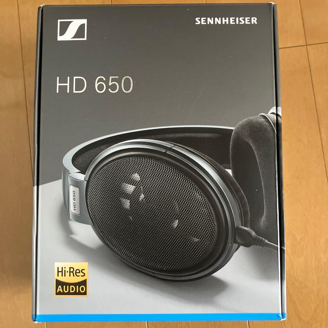 完品 美品 Sennheiser HD650 開放型モニターヘッドホン SENNHEISER（ゼンハイザー）/ HD650 オープン型ヘッドホン 定番