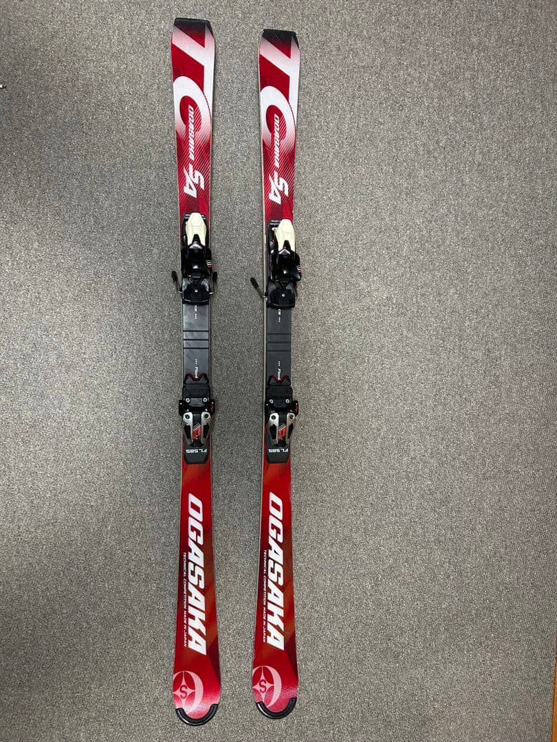 OGASAKA TC-SA スキー板　165cm ビンディング付 kaucowking_tz00015149