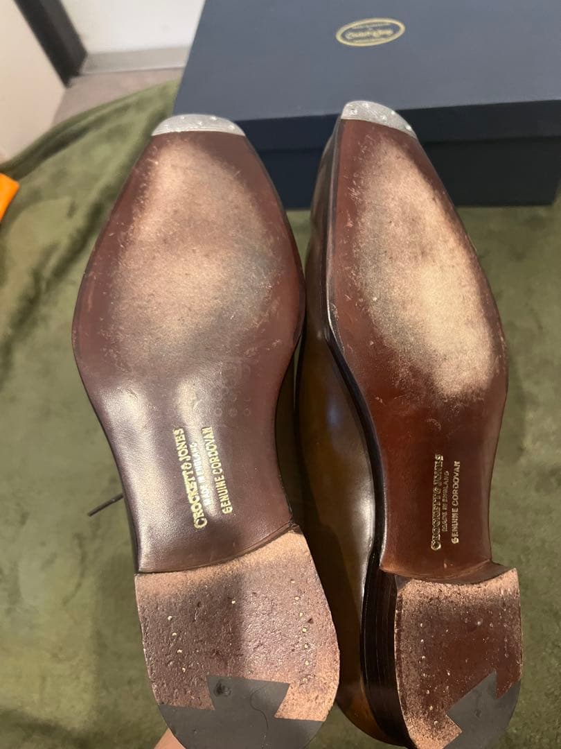 最終値下　クロケット＆ジョーンズ ALEX ダークブラウン コードバン 6.5E